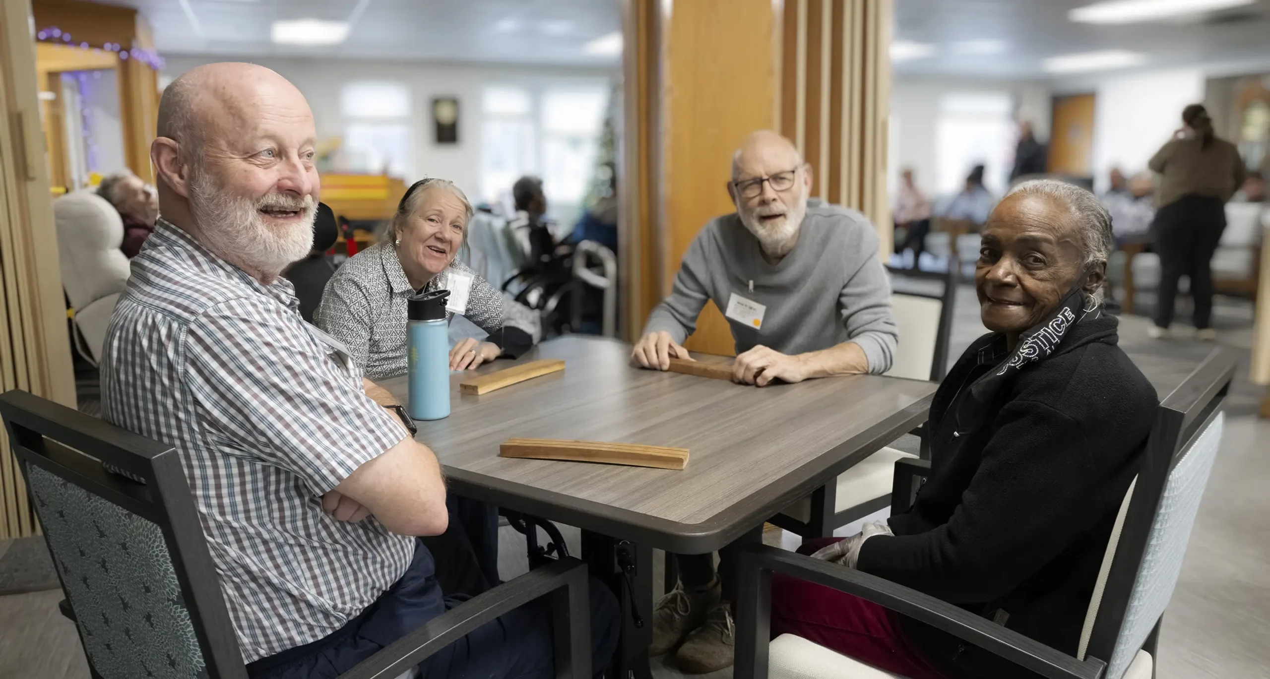 Senior social activities and recreation at Mount Olivet Adult Day Care Services.