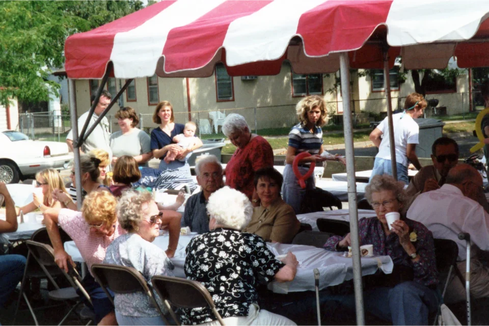 Historical photo of an adult day care facility in Minneapolis, Minnesota.